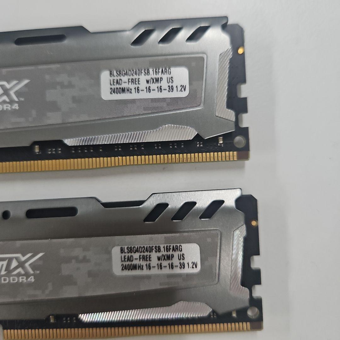 Crucial BALLISTIX SPORT DDR4 8GBx４ 2400