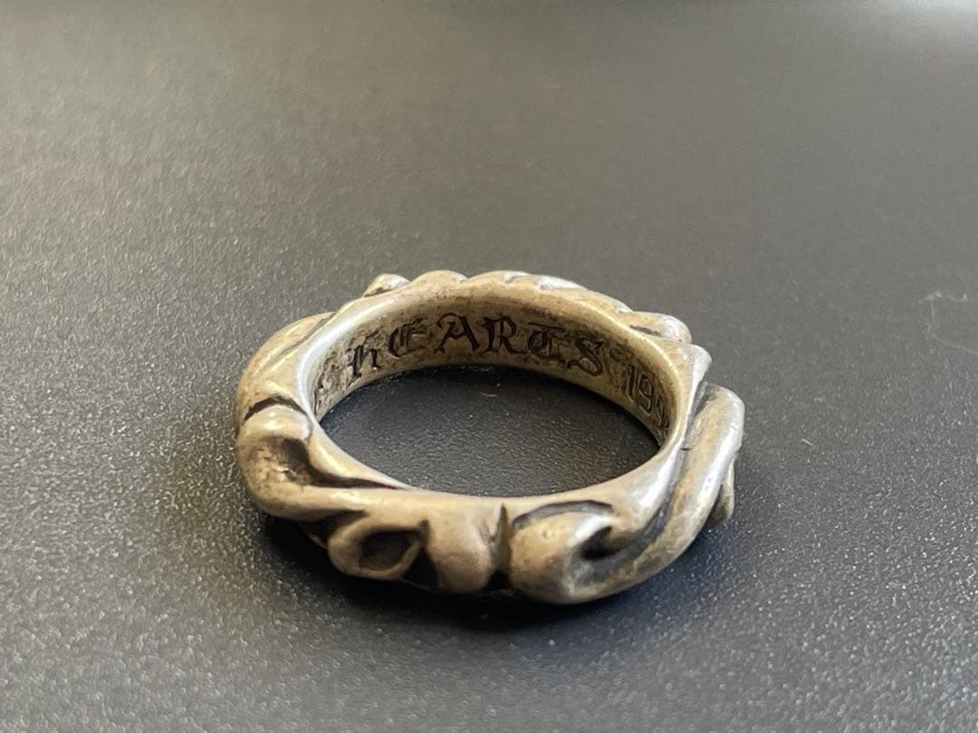 クロムハーツ スクロールバンドリング ピンキーリング 7号 シルバー 925