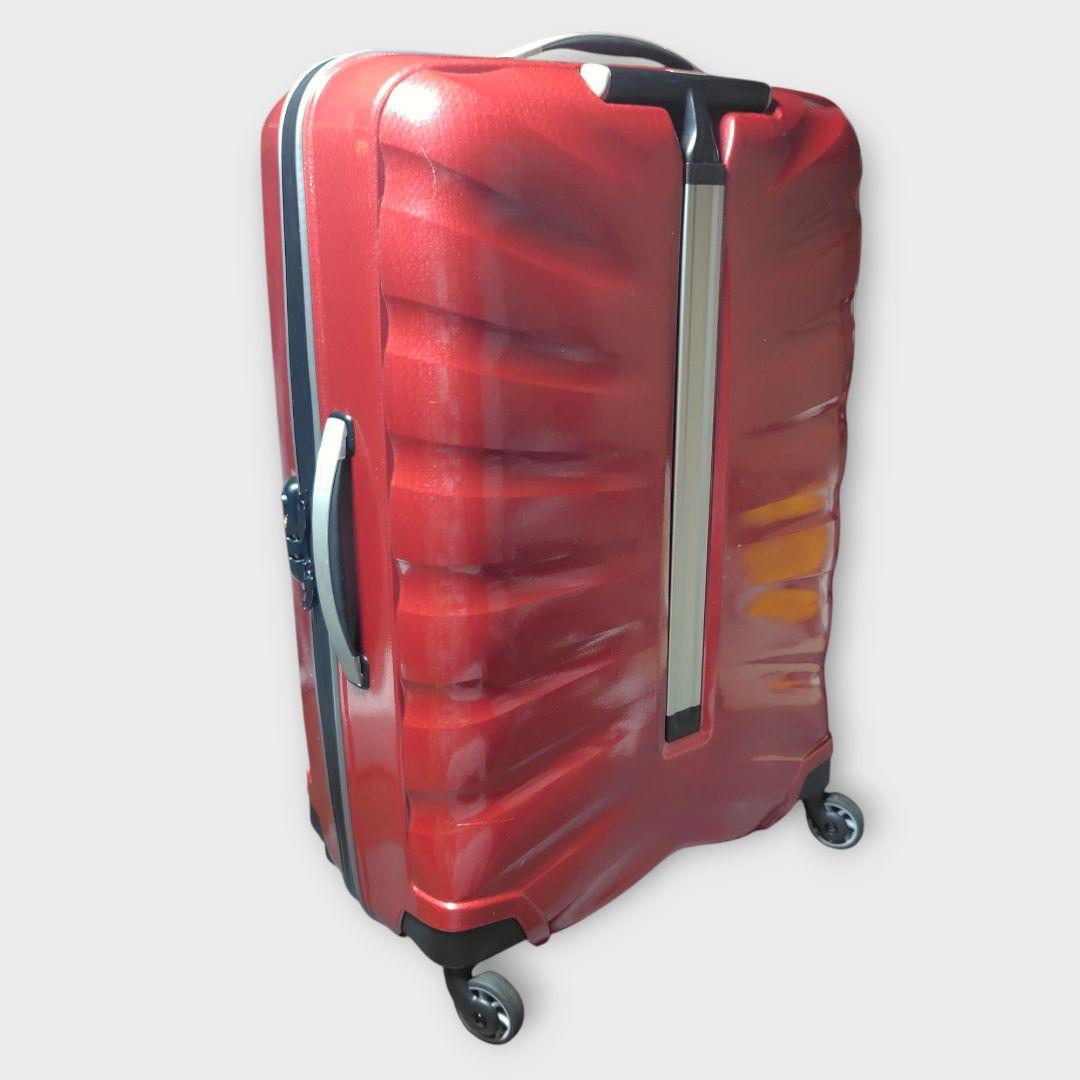 サムソナイト ヨーロッパ製 キャリーケース スーツケース レッド 94L