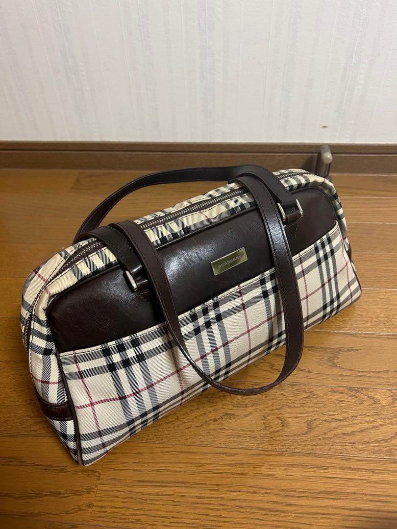【希少】BURBERRY ミニボストン　ショルダーバッグ