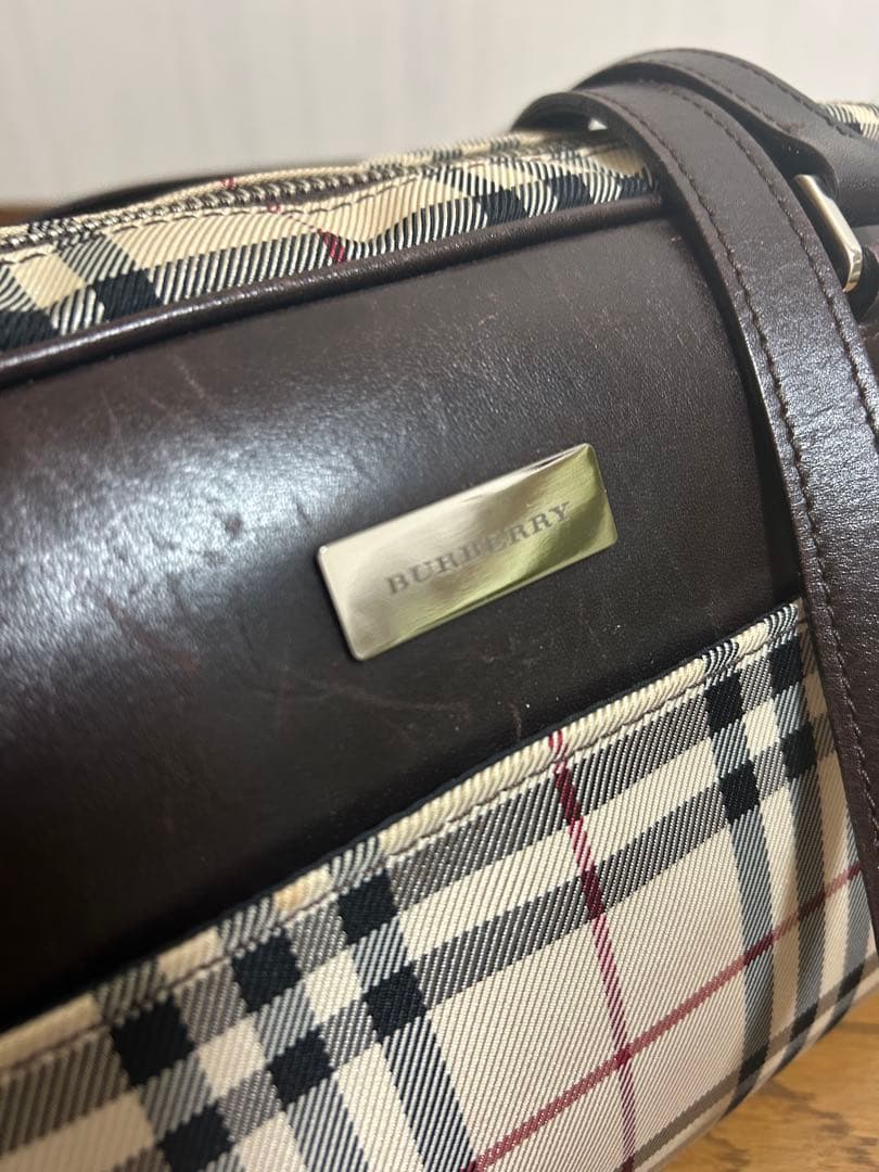 【希少】BURBERRY ミニボストン　ショルダーバッグ