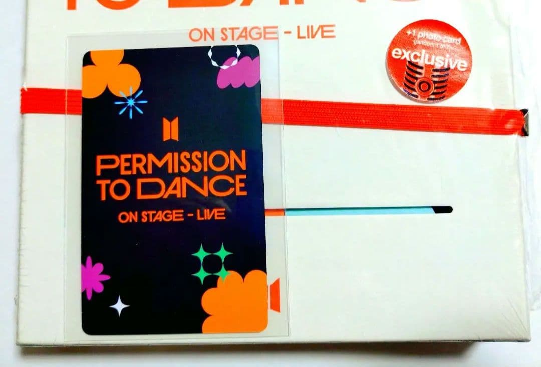 タレントカード BTS PERMISSION TO DANCE TARGET exclusive