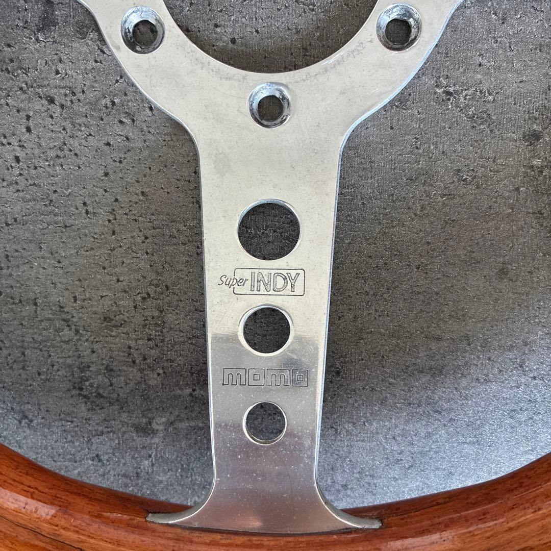 MOMO INDY ステアリングホイール（ウッド・クラシック） 直径：約31cm