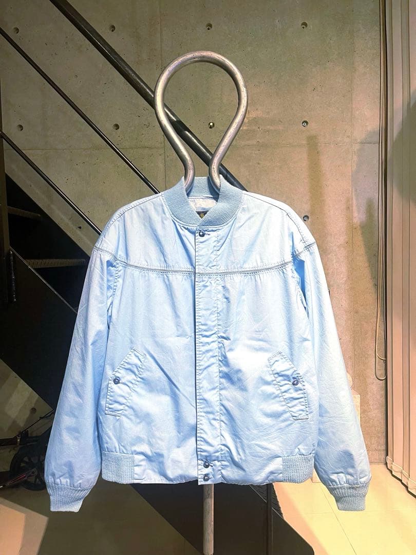 70sダービージャケット　derby of san francisco 水色