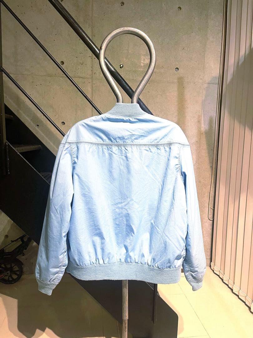 70sダービージャケット　derby of san francisco 水色