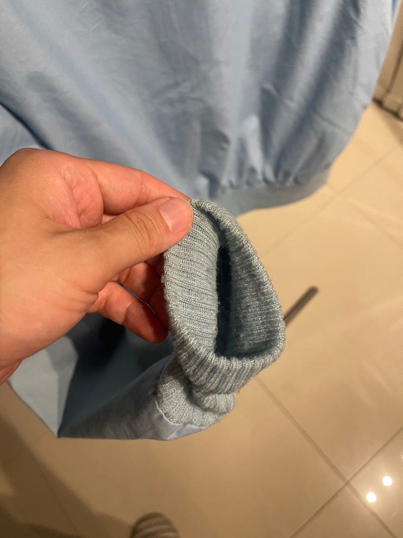 70sダービージャケット　derby of san francisco 水色