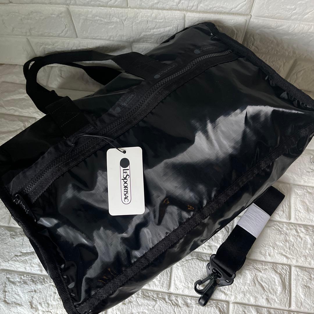 ほぼ新品 LeSportsac ブラック ボストンバッグレスポートサック