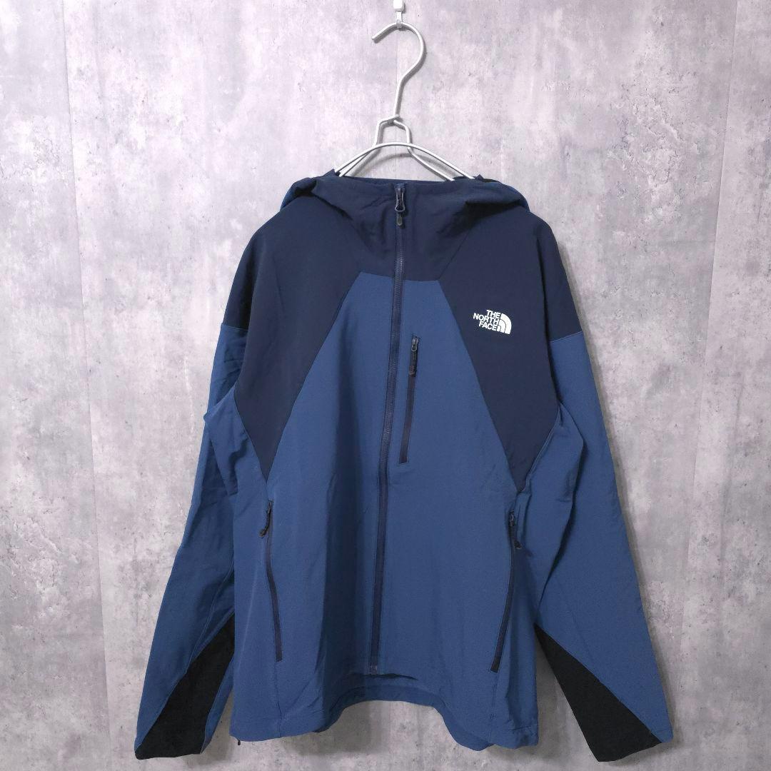 未使用級　THE NORTH FACE 　ハンマーヘッド　フーディ　L　ネイビー
