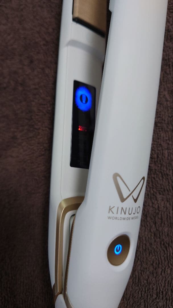 KINUJO ストレートヘアアイロン ホワイト
