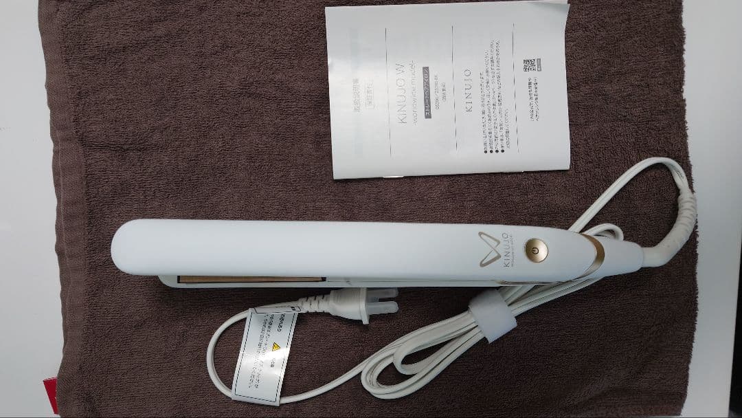 KINUJO ストレートヘアアイロン ホワイト
