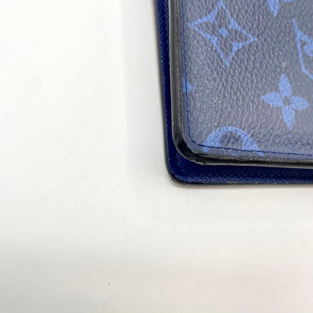 ルイヴィトン ポルトフォイユ・ブラザ 長財布 モノグラム タイガラマ ブルー