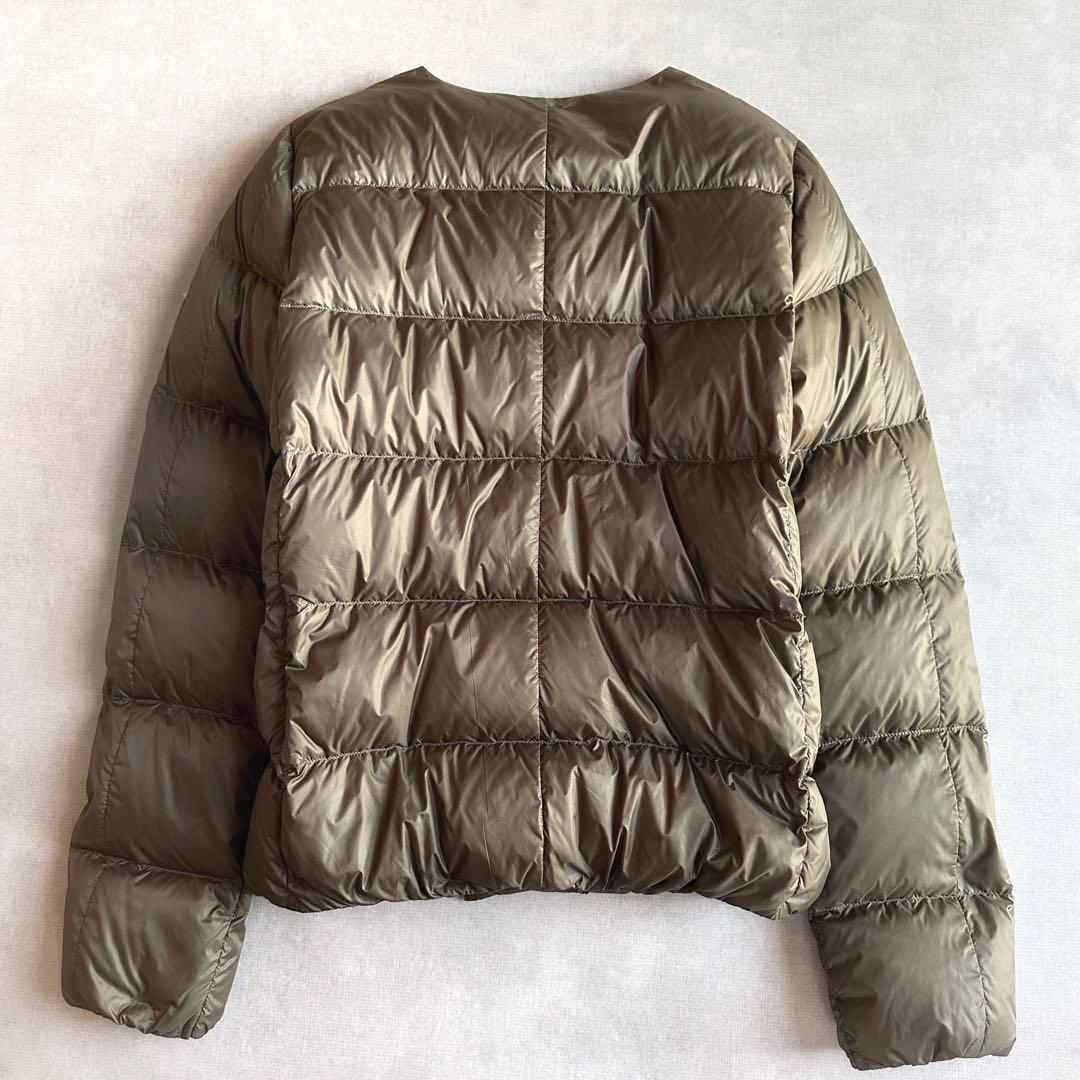 美品▲PYRENEXピレネックス/CANNESダウンコート▲カーキ　サイズ40