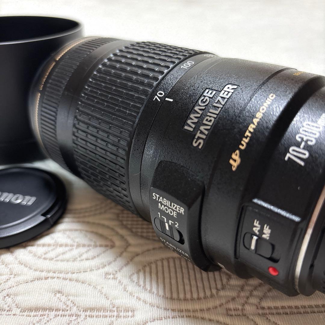 Canon70-300 ズームレンズ イメージスタビライザー ET-65B付き