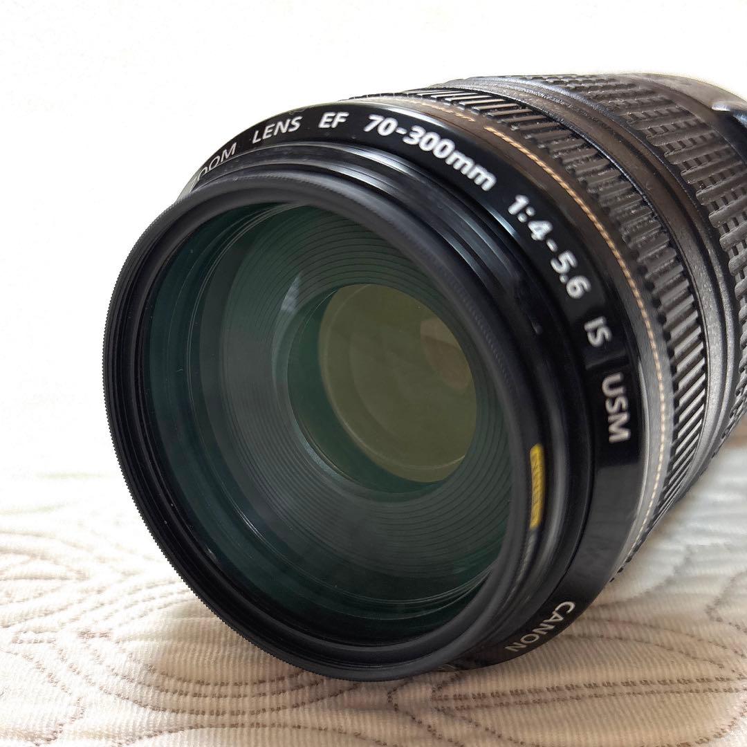 Canon70-300 ズームレンズ イメージスタビライザー ET-65B付き