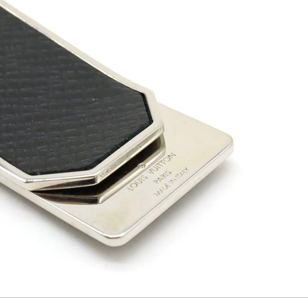 ルイヴィトン　マネークリップ　札ばさみ アルドワーズブラック 黒 シルバー