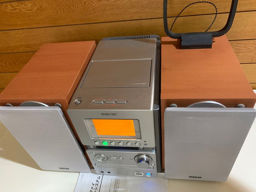 SONY ミニコンポ CD・MD・テープ・ラジオチューナー・ウォークマン対応
