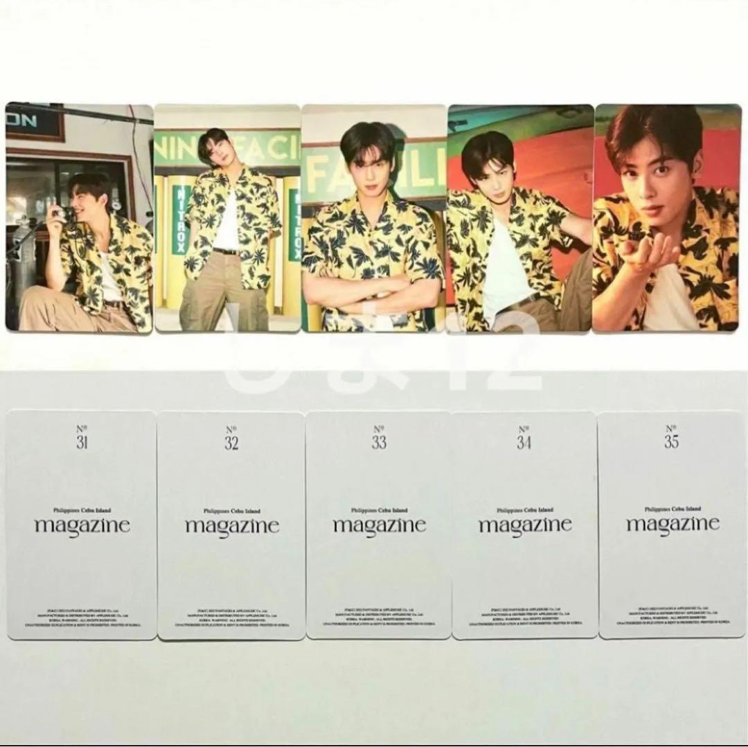 MAGAZINE チャウヌ ウヌ 写真集 トレカ 40枚 コンプリート コンプ