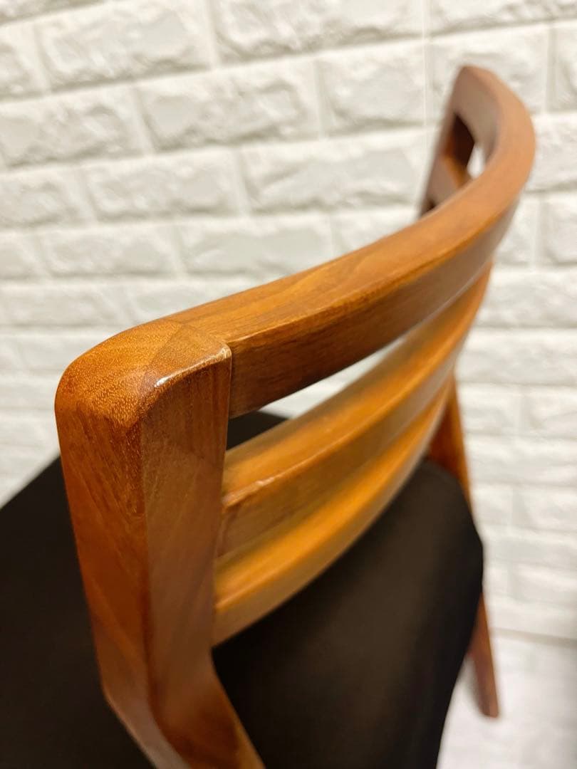 筑波産商　ダイニングチェア　2脚　椅子カバー付き