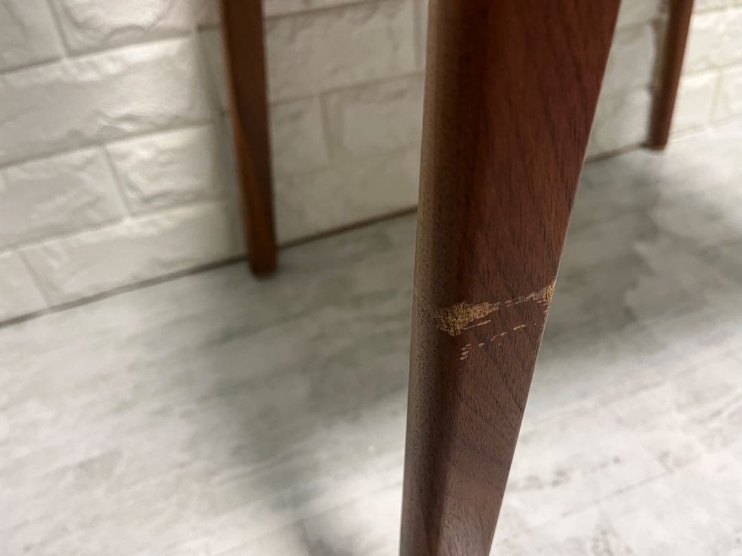 筑波産商　ダイニングチェア　2脚　椅子カバー付き