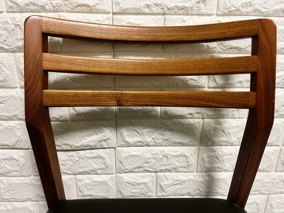 筑波産商　ダイニングチェア　2脚　椅子カバー付き