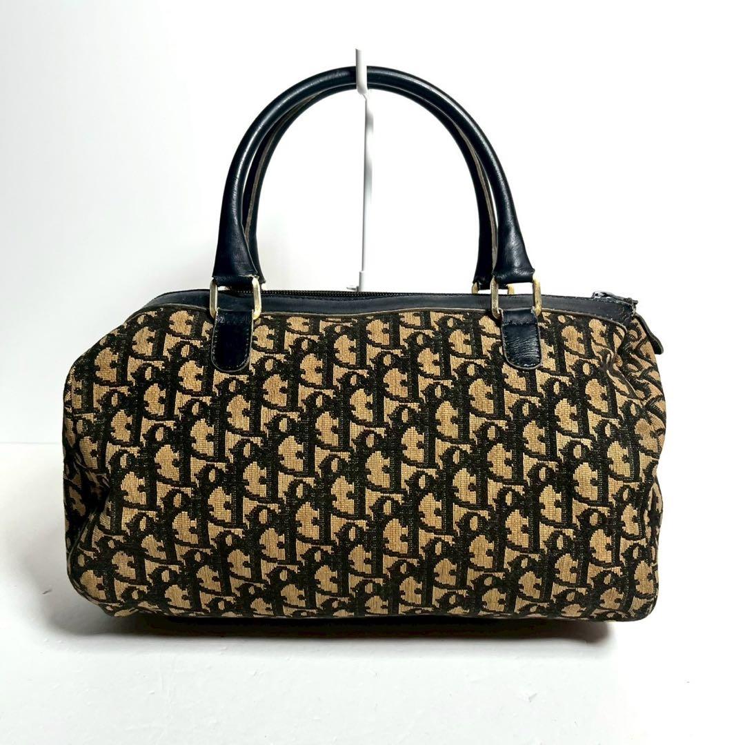 【極美品✨】ディオール　ミニボストンバッグ　ハンドバッグ　トロッター　CDロゴ