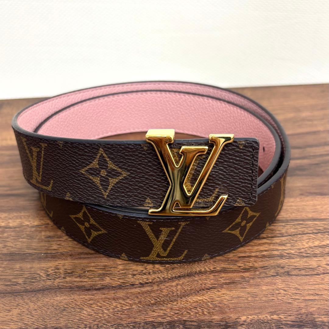 【極美品】ルイヴィトン サンチュールLV M0321 ベルトモノグラム85/34