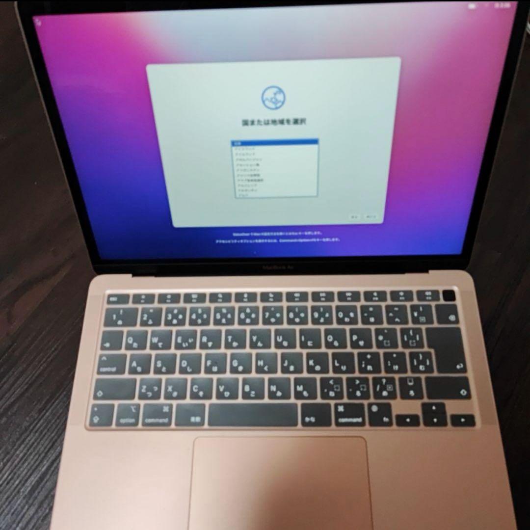 Macbook Air 13インチ　M1 ゴールド