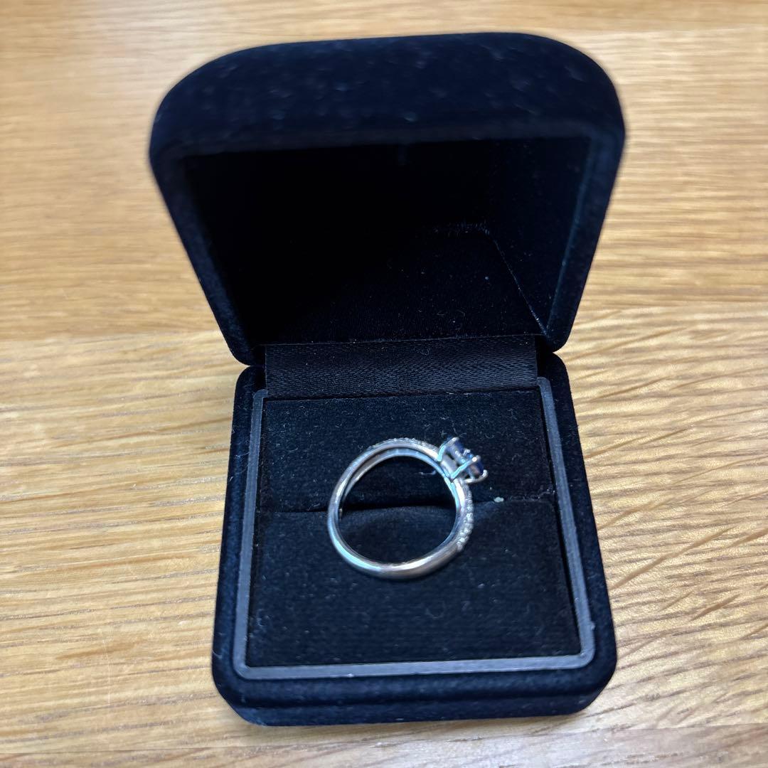 限界価格　K18WG サファイアリング・ネックレスセット