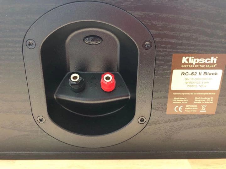 クリプシュ Klipsch RC-52 II Black センタースピーカー