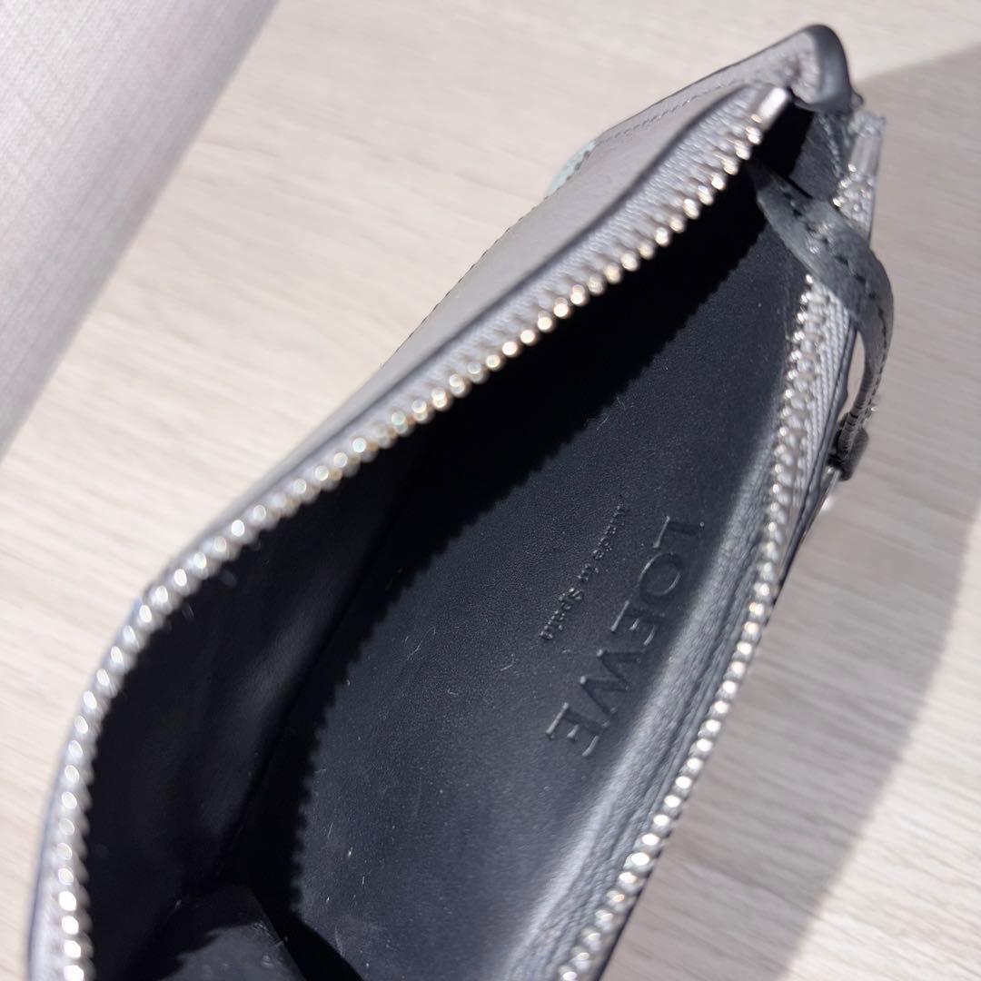 あ*る様 ロエベ LOEWE パズル カードホルダー ブルー グレー