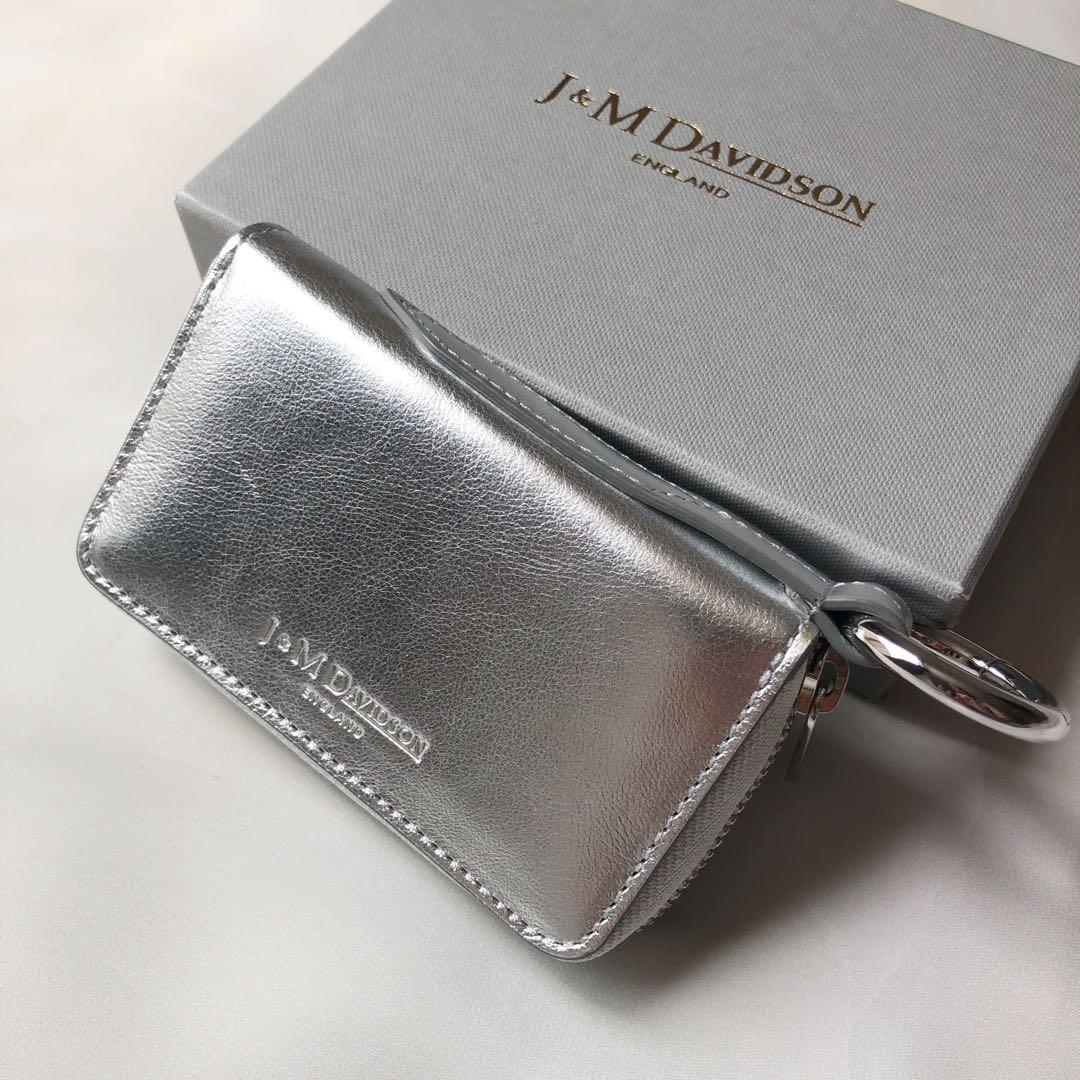 J&M DAVIDSON カーキーポーチ シルバー　※傷あり