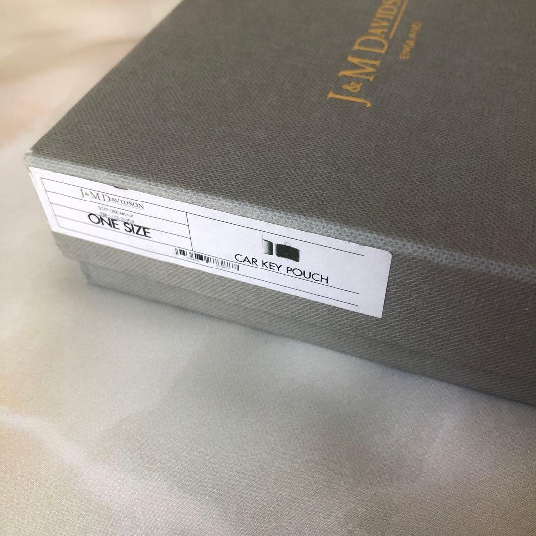 J&M DAVIDSON カーキーポーチ シルバー　※傷あり