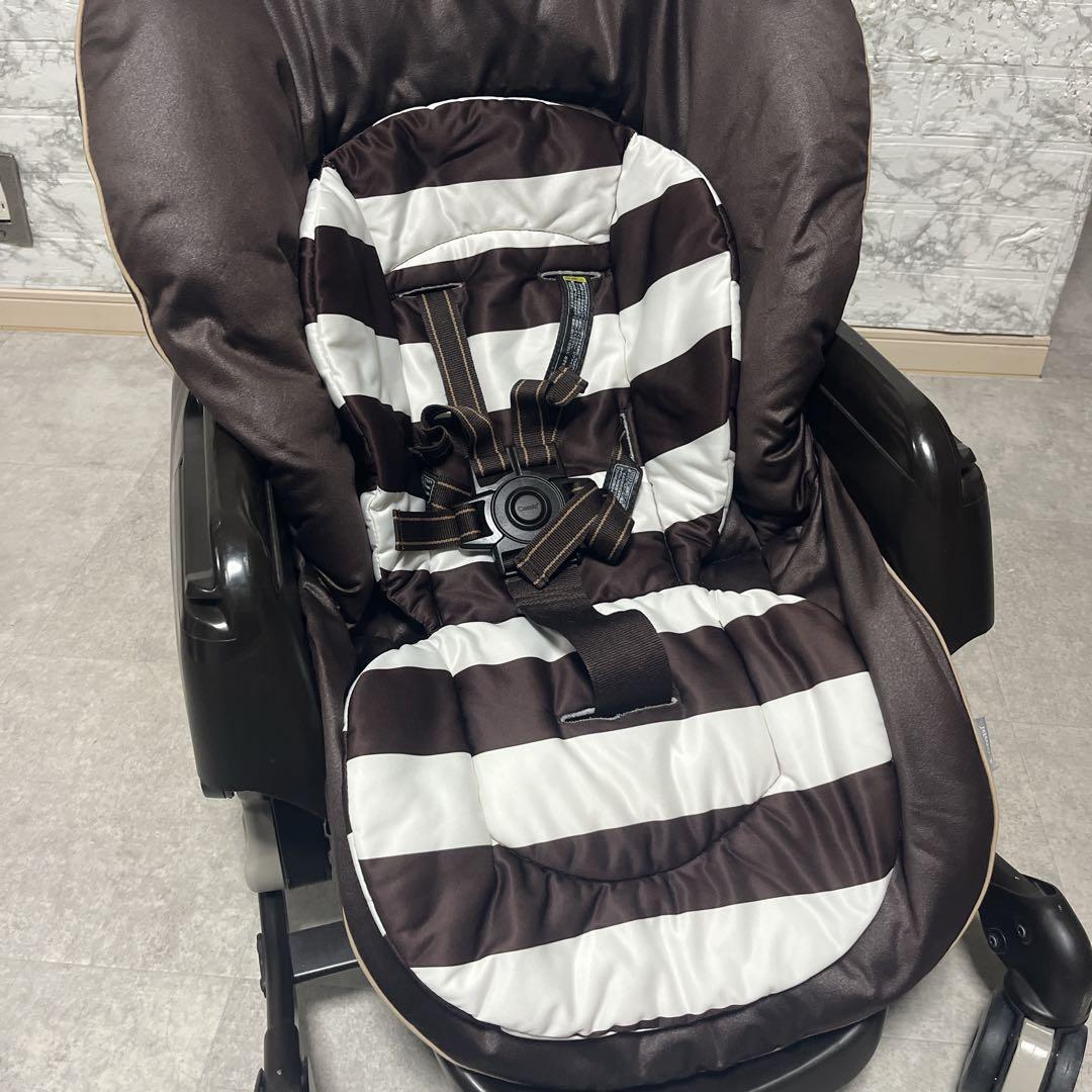 【美品】Combi ネムリラ4キャス AT オートスウィング ハイローチェア