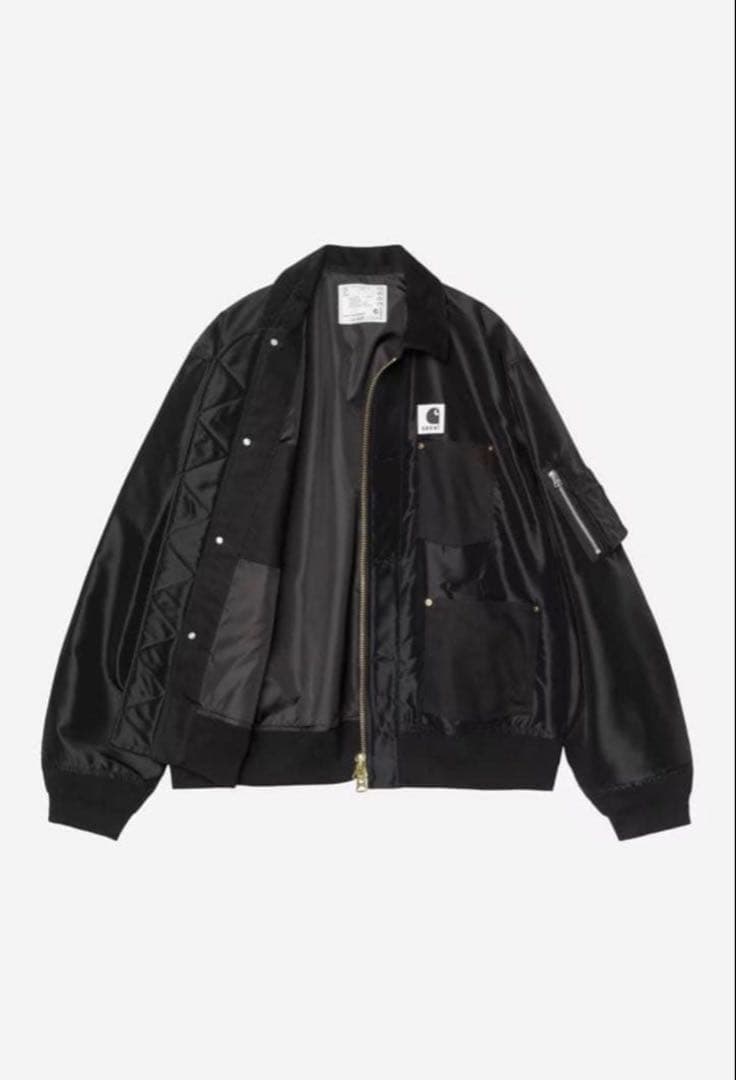 sacai x Carhartt WIP Nylon Twill 黒 サイズ 2