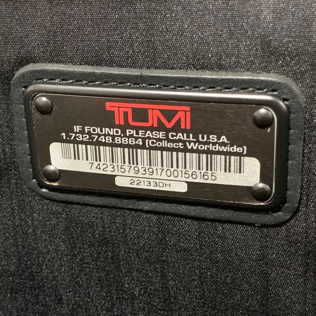 TUMI ガーメントケース 衣装バッグ 純正ロックキー付き ショルダーバッグ