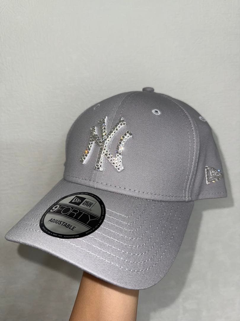 ☆タイムセール本日まで☆NY スワロフスキー付き 9FORTY キャップ