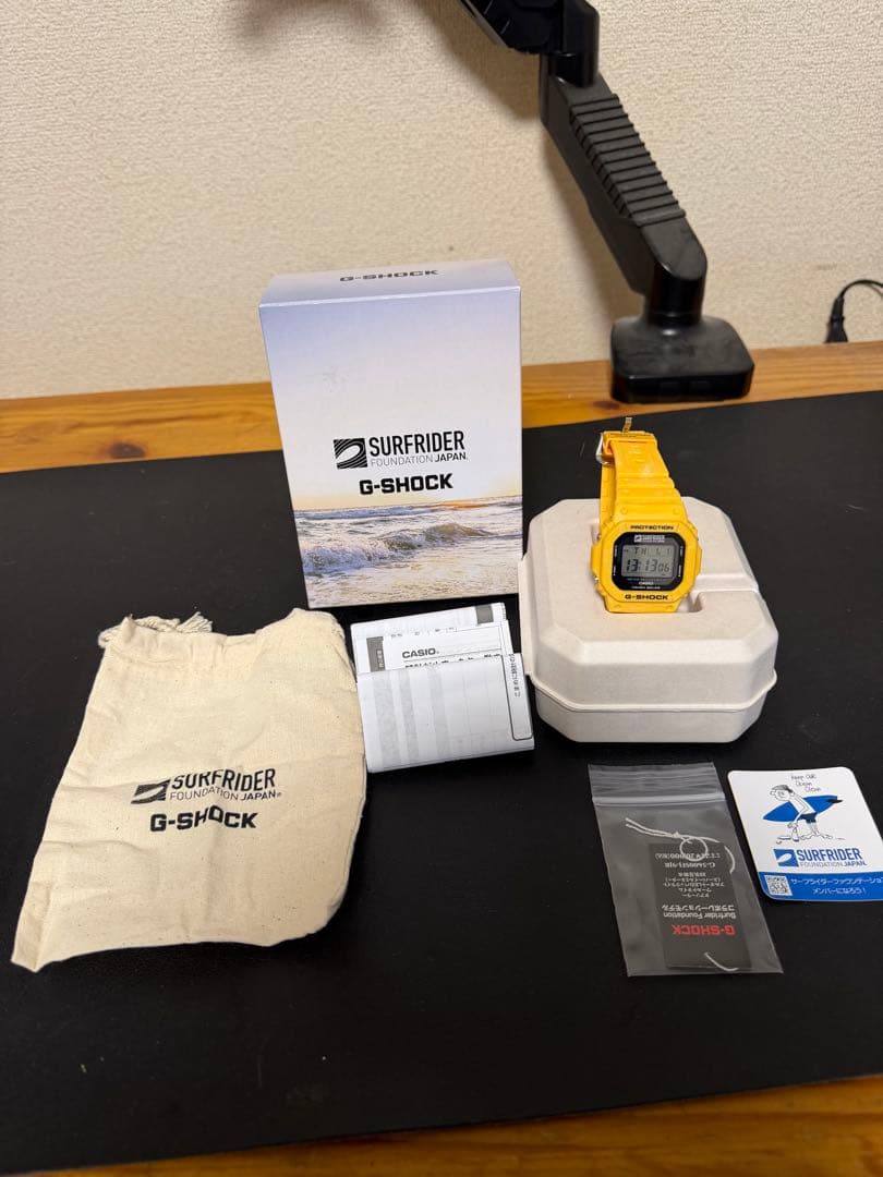 G-SHOCK G-5600SFJ-9JR イエロー タグ箱取説