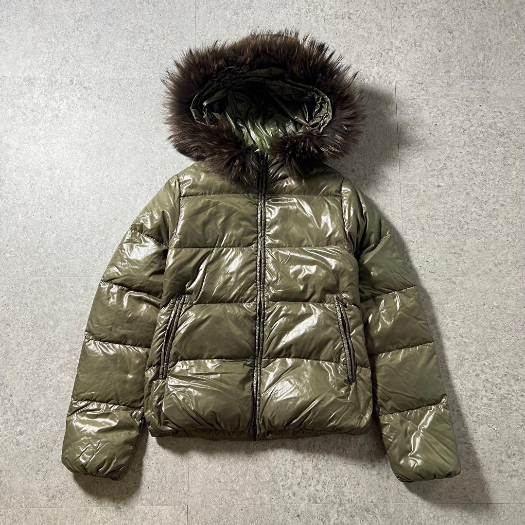 DUVETICA デュベティカ ファーダウンジャケット 光沢 短丈 リアルファー