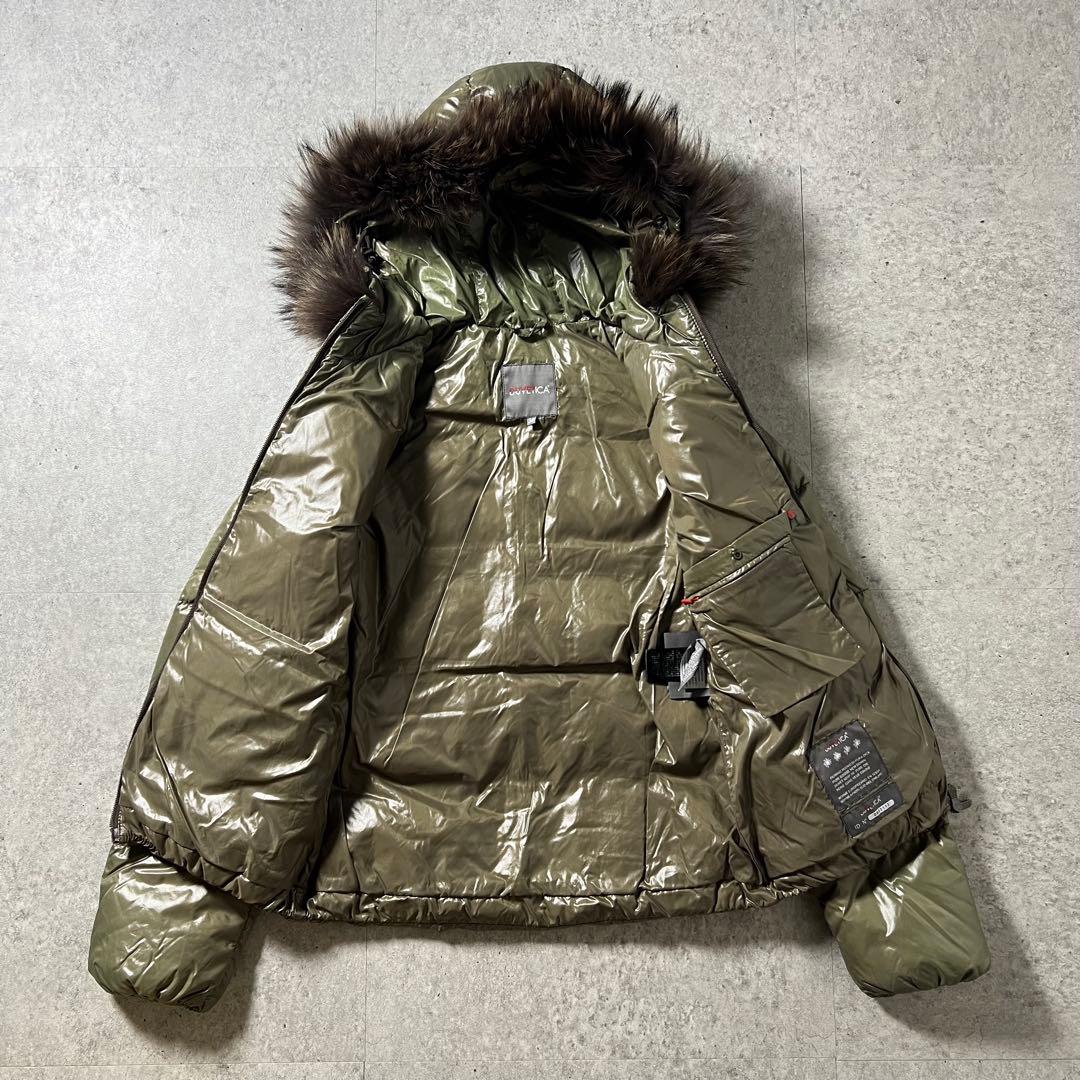 DUVETICA デュベティカ ファーダウンジャケット 光沢 短丈 リアルファー