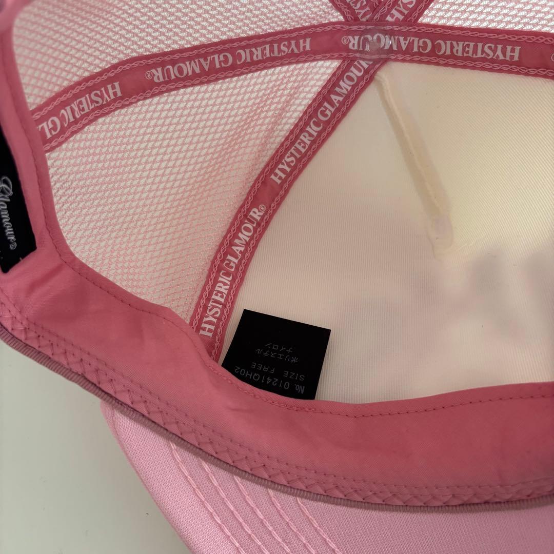 HYSTERIC GLAMOUR SEE NO EVILスタッズメッシュキャップ