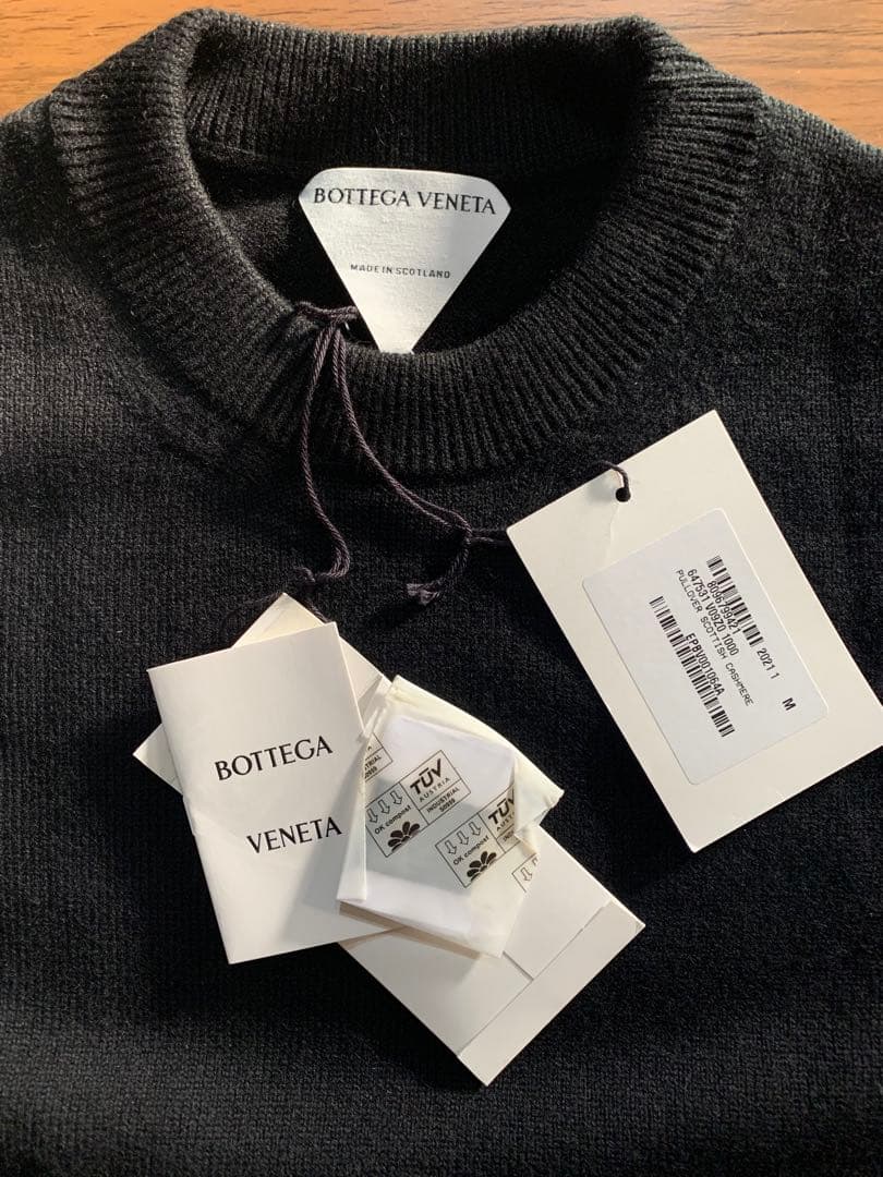 BOTTEGA VENETA ニット セーター　カシミヤ100% Mサイズ 黒