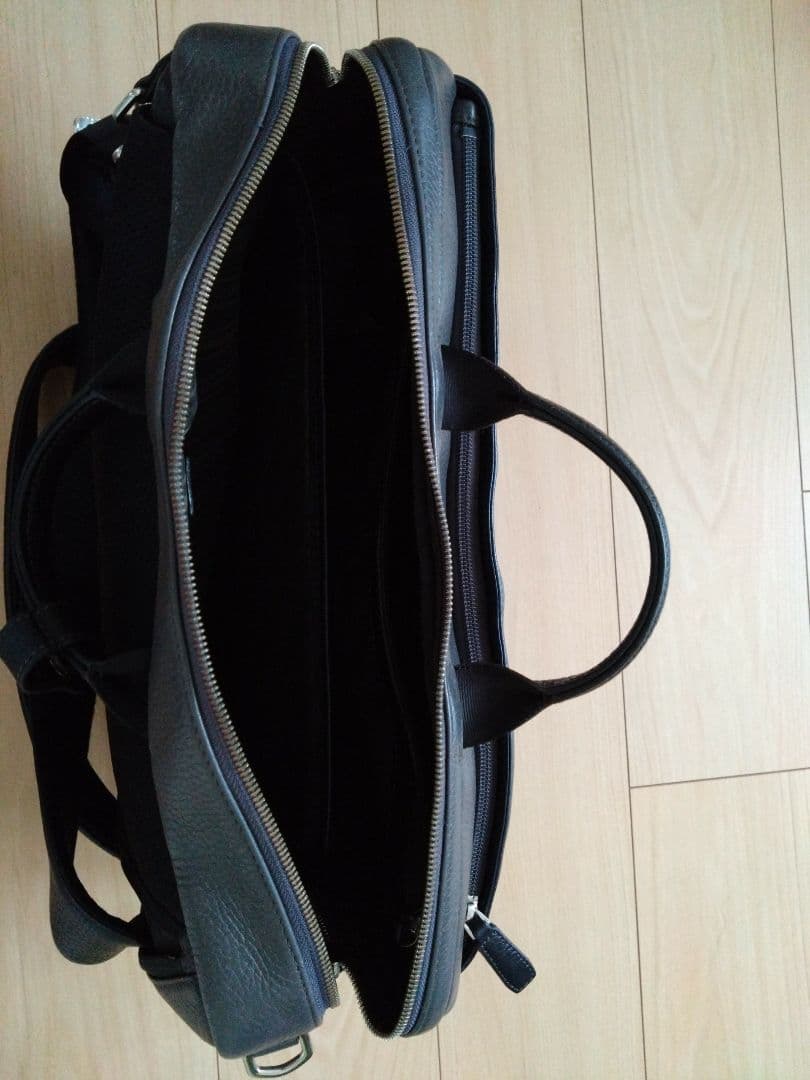 レザー ビジネスバッグ 黒　ソル 3WAY レザービジネスバッグ A4