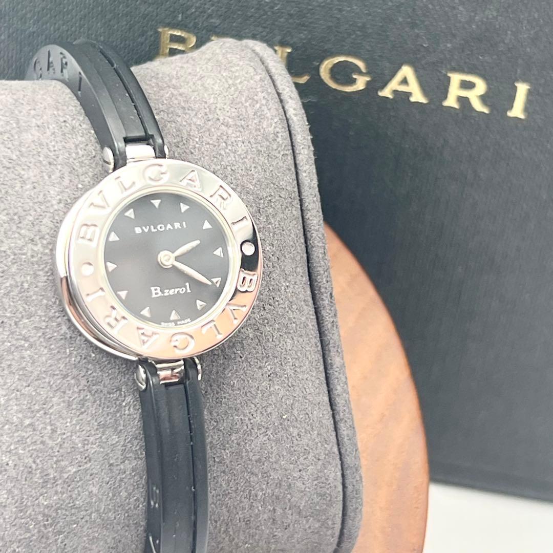 美品✨　BVLGARI ビーゼロワン　BZ22S ブラックバングル　付属品有り