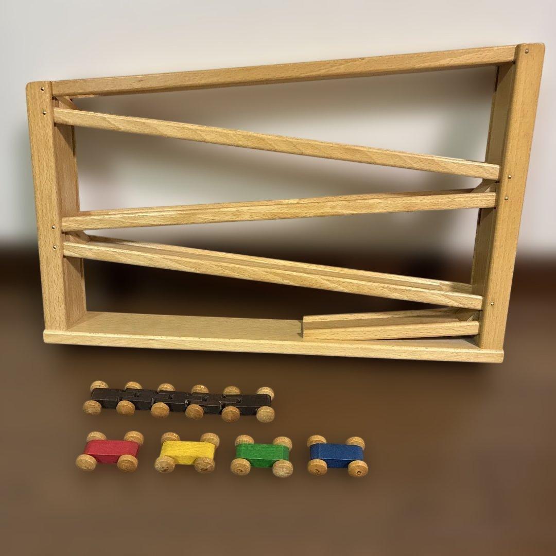 Beck ベック社 クネクネバーン ドイツ製トレインカースロープ 木のおもちゃ