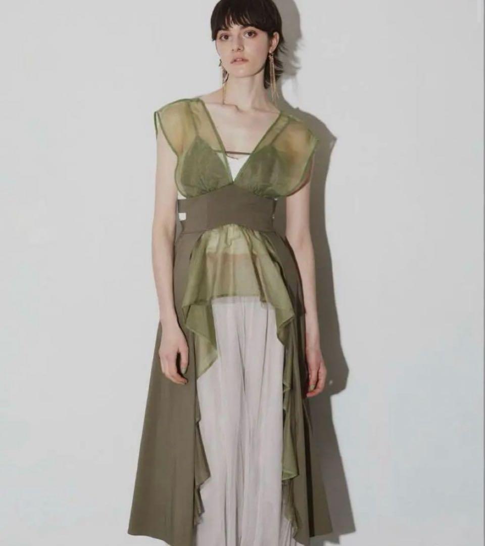 ラベルエチュード/BACKレースUPコルセットレイヤードブラウス 【新品】タグ付