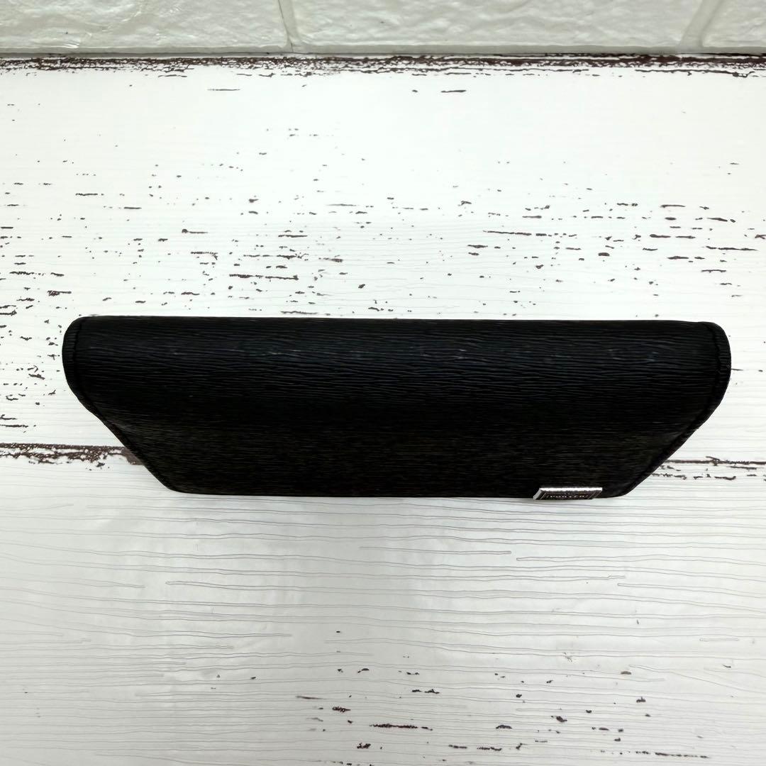 未使用級PORTER　カレント　名刺入れ　レザー　ブラック　エンボス