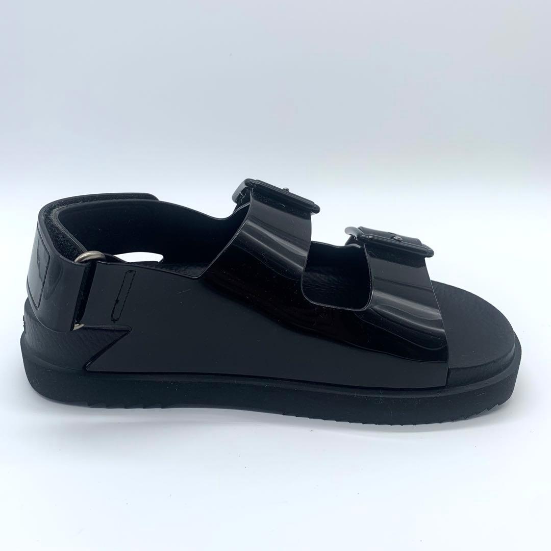 新品未使用 グッチ ラバーサンダル マーモント GG ブラック 箱袋付 22cm