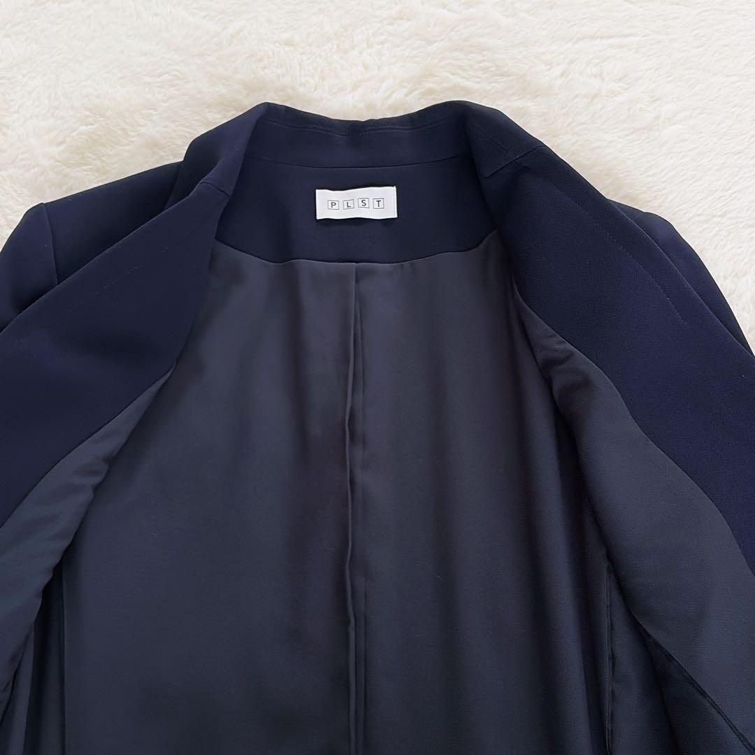 極美品✨【プラステ】テーラードジャケット パンツ スーツセットアップ ネイビーS