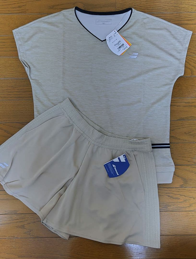 ちゃち　バボラ シャツ 、ショートパンツ セットアップ レディーステニスウ