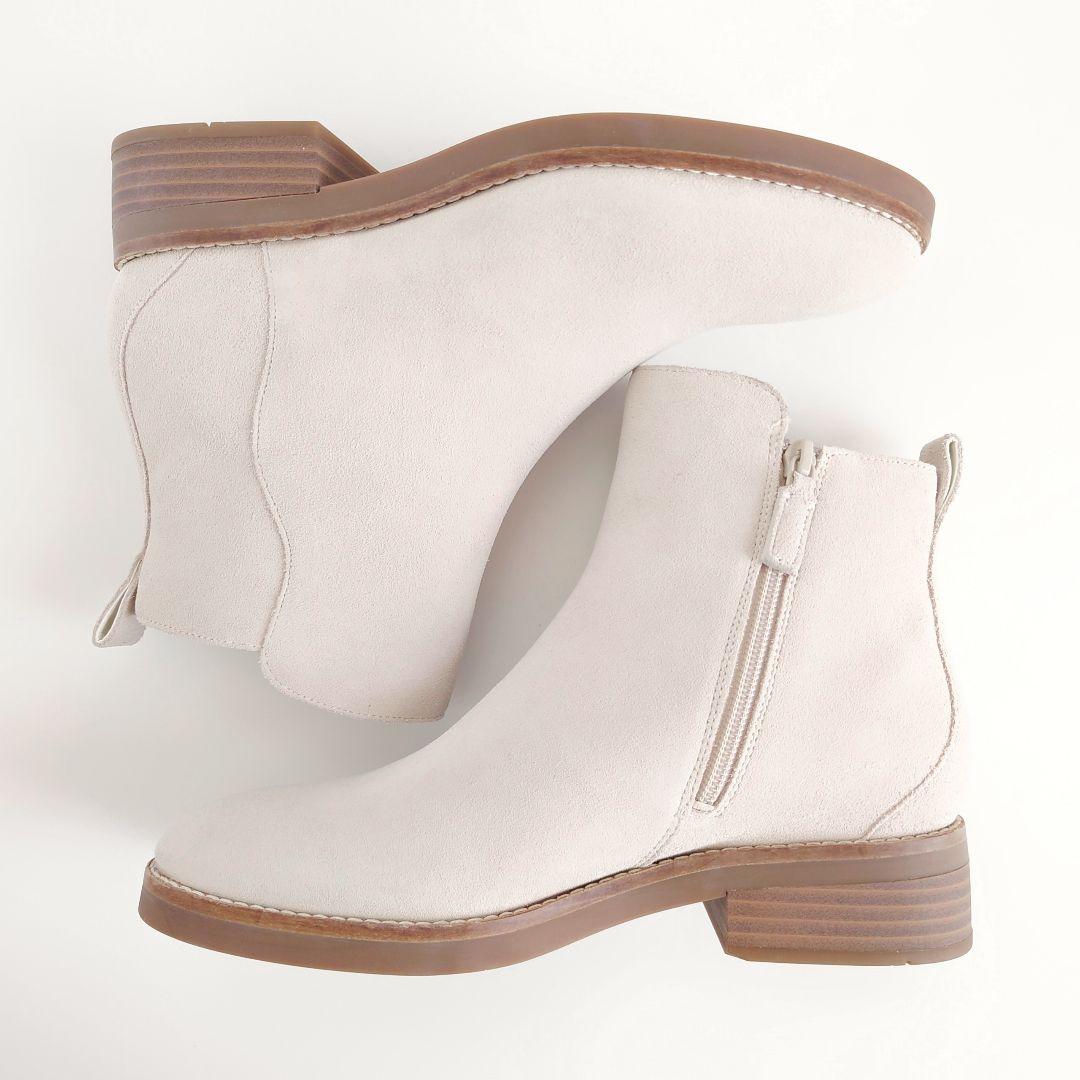 未使用 コールハーン ウォータープルーフ チェルシーブーツ サイドジップ 本革